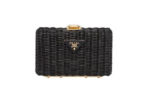 prada clutch bag price|Prada wicker clutch.